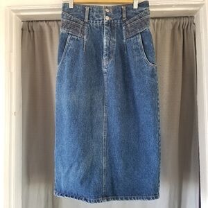 Vintage Jordache | Maxi Denim Skirt